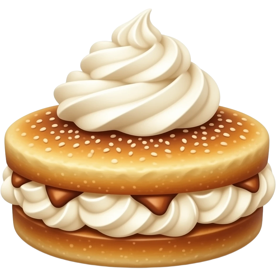 create emoji of bougatsa with cream thessaloniki emoji