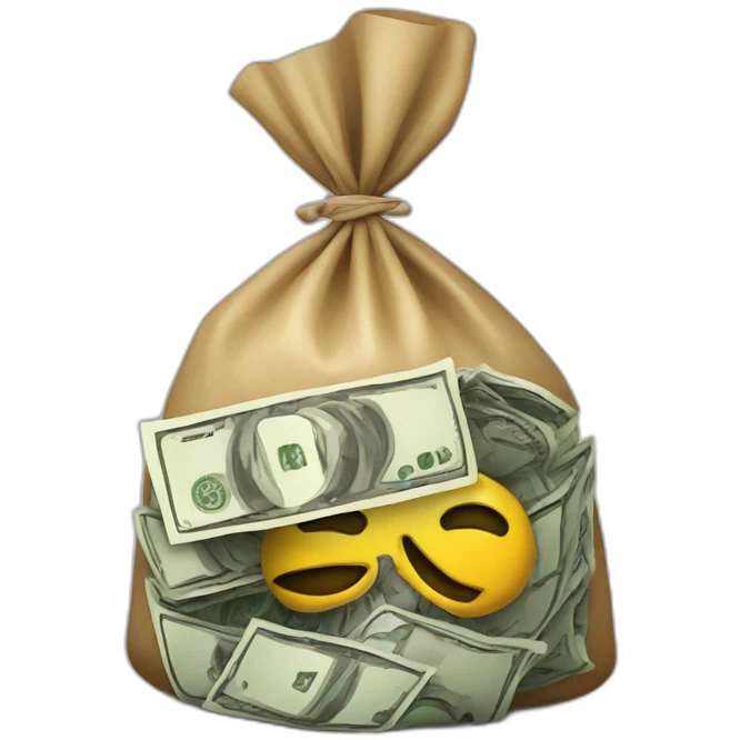wasting money emoji