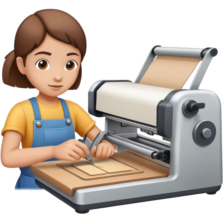 Crafting with cutting machine emoji