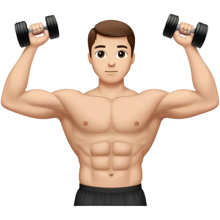 anterior deltoid dumbbell raise emoji