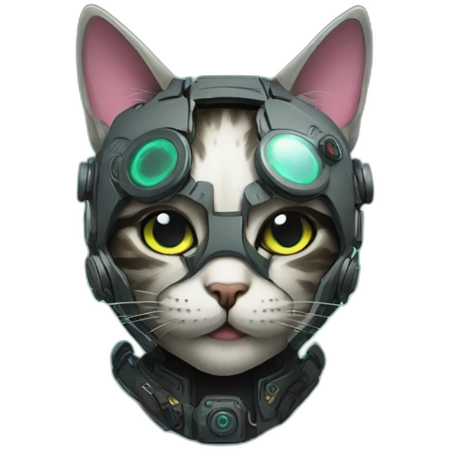 cyberpunk cat emoji