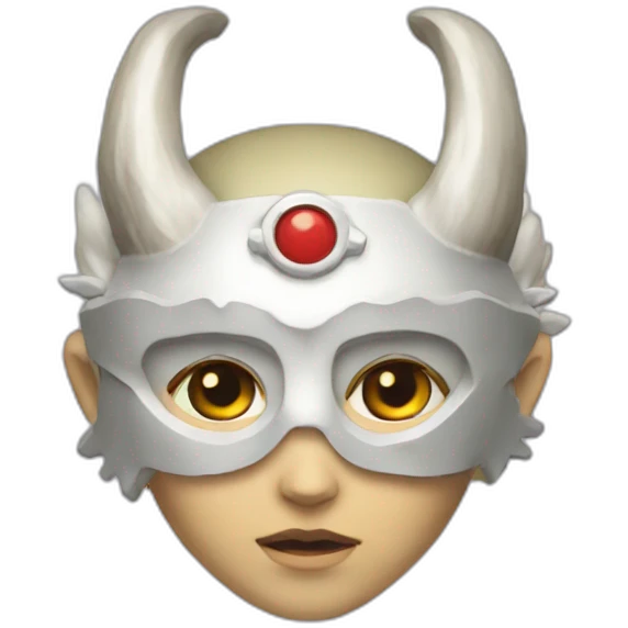 Princess mononoke’s mask iOS emoji emoji