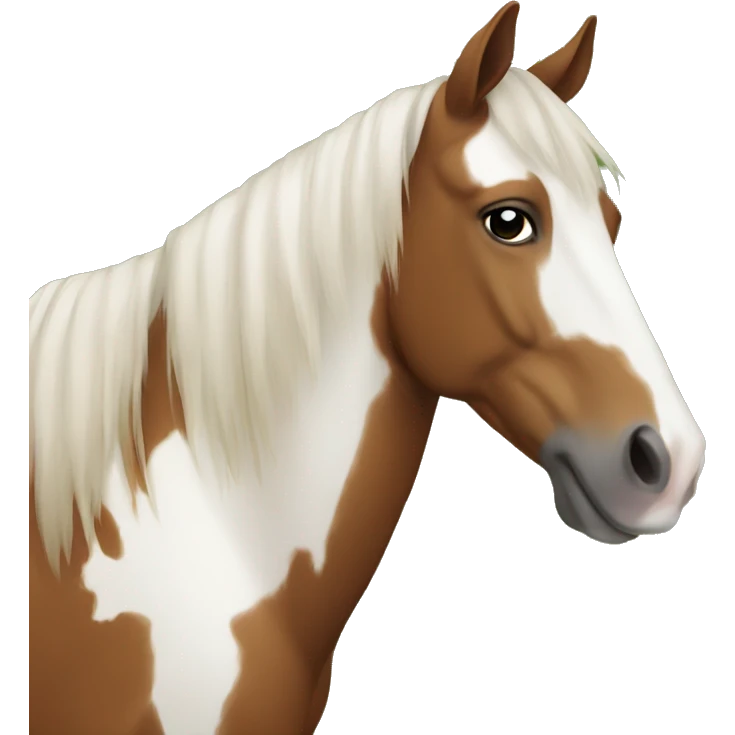 pinto horse emoji