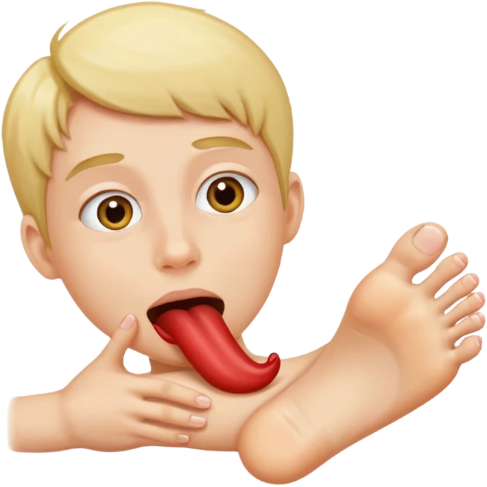 Toe suck emoji