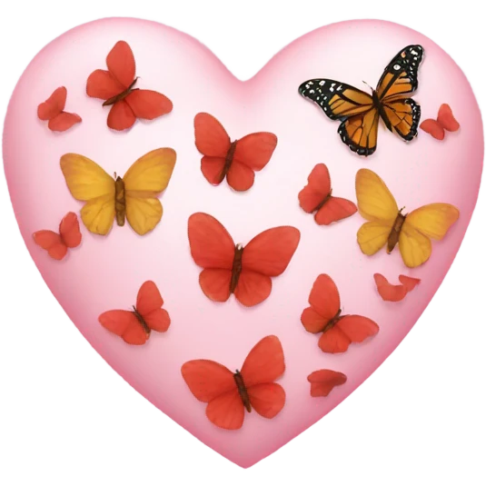 Heart with butterflies  emoji