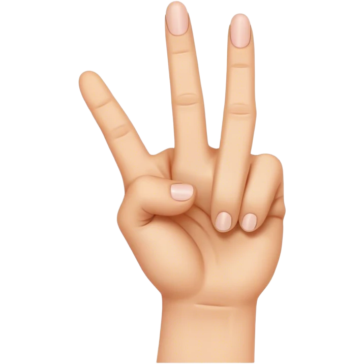 Middle finger emoji