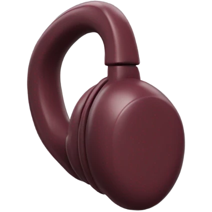 Maroon Ear Pods  emoji