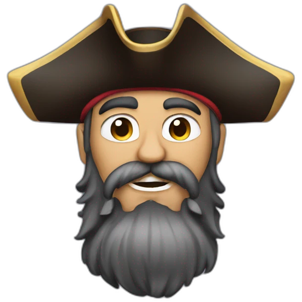 pirate blackbeard emoji