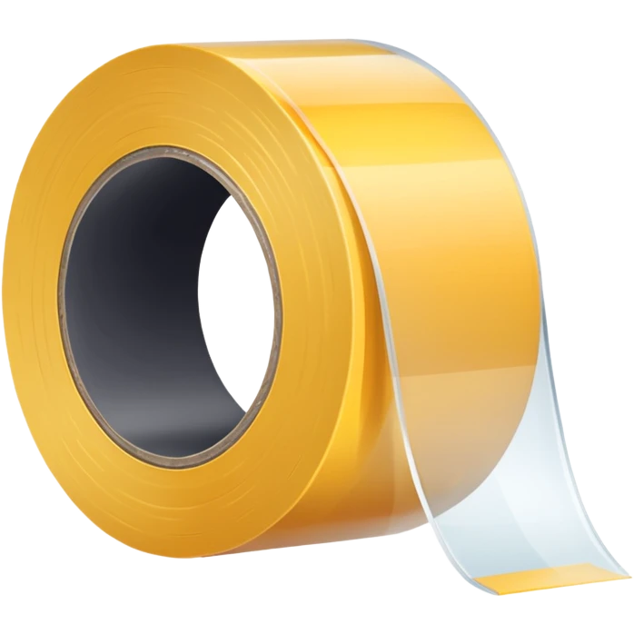 adhesive tape roll, simple, clear emoji