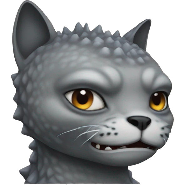 Cat godzilla emoji