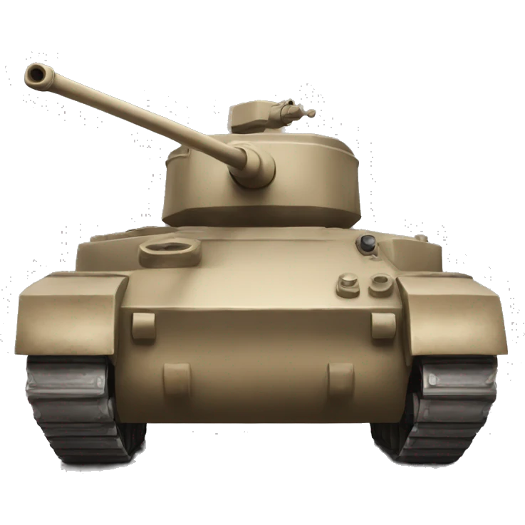 Tank with heary face emoji
