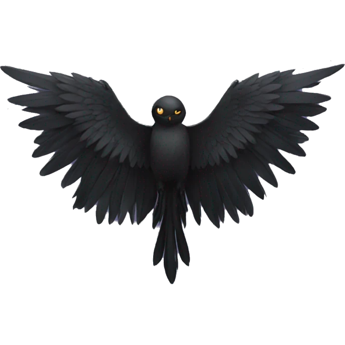 Black wings emoji