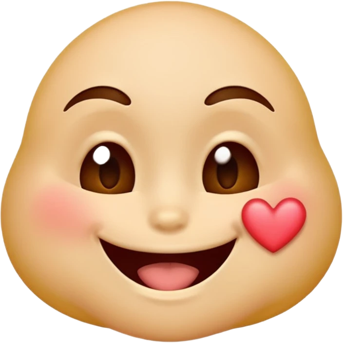 A single emoji that's feeling extreme happiness. Blushing and feeling in love. Grinning and smiling and making a kissy face. Something sweet and perfect to send to someone you love. Not a familiar love something deep and profound. Something unique. emoji