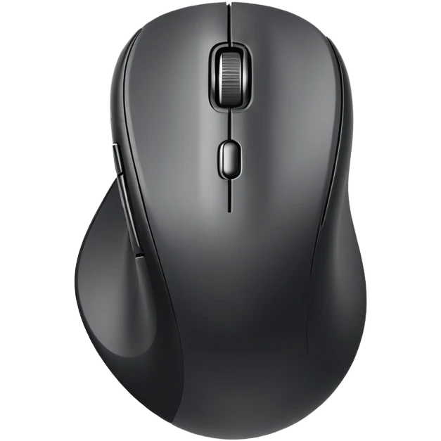 Ergonomic vertical mouse emoji