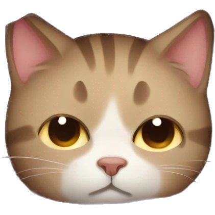 Sleepy cat in a blanket  emoji