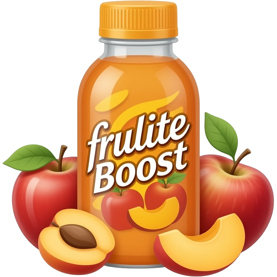 Frulite Boost: Orange, Apricot, Apple emoji