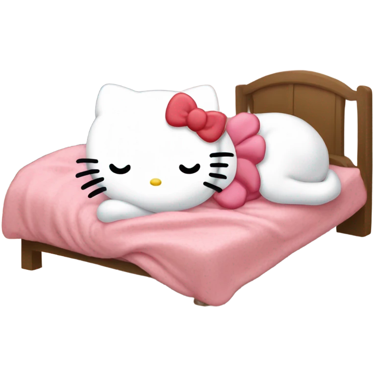 Hello kitty sleeps emoji