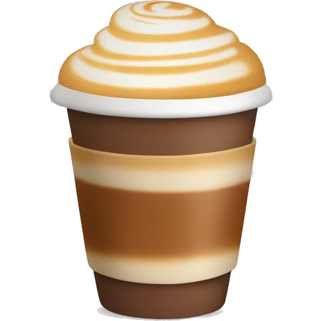 Cappuccino to go emoji