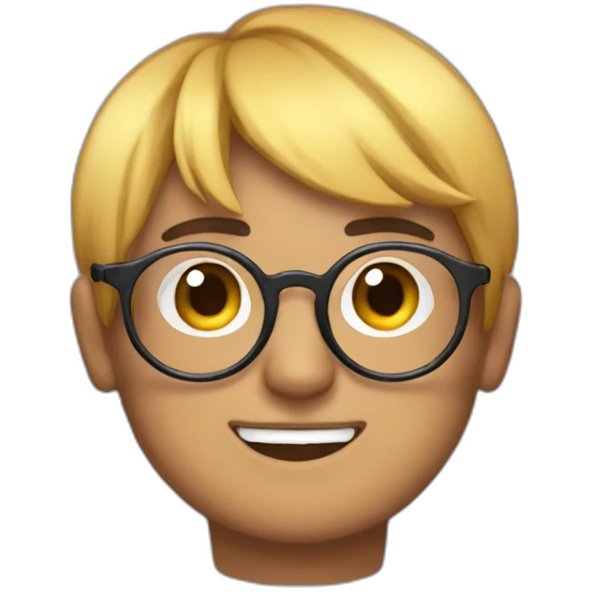 Taehyung with glasses emoji