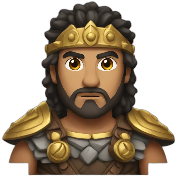 Barbarian king emoji