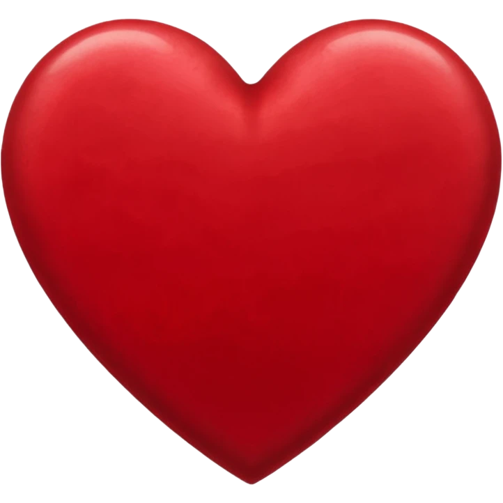 heart with a subtle velvet effect emoji