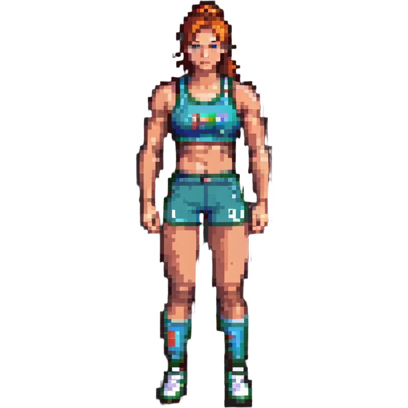 female athlete standing emoji