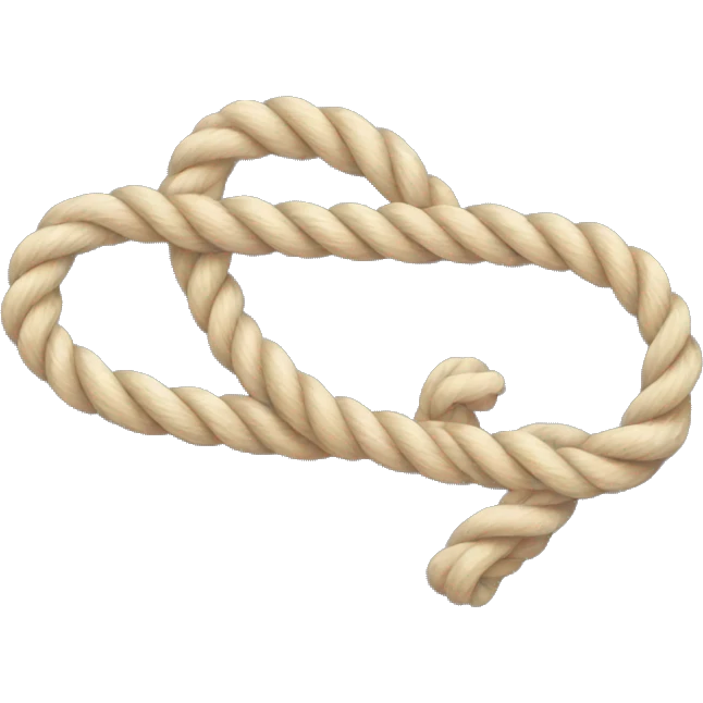 Rope with loop emoji