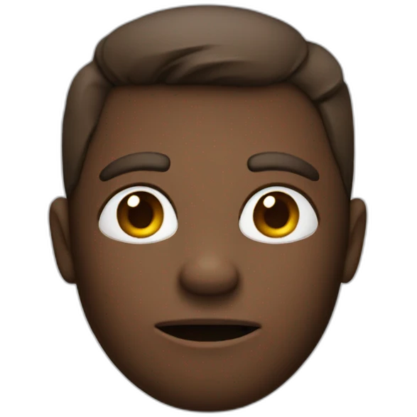 Leather face emoji