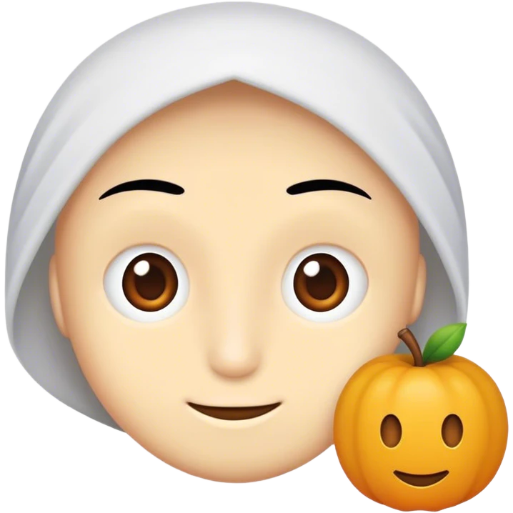 Turuncu saçlı ve uzun boylu bir kız emoji