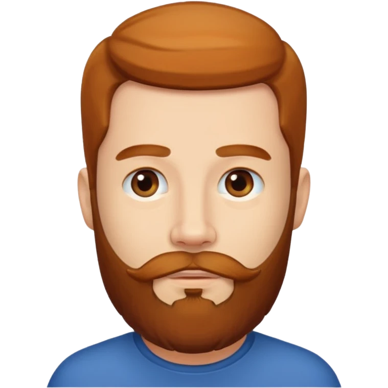 the man with a beard only on his chin emoji