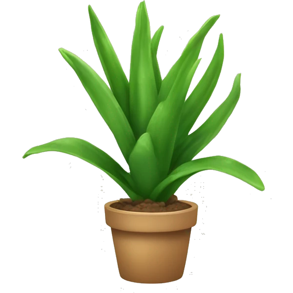 plant d'aloé vera en ter emoji