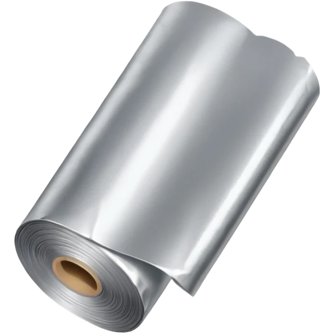 silver foil thin long roll emoji