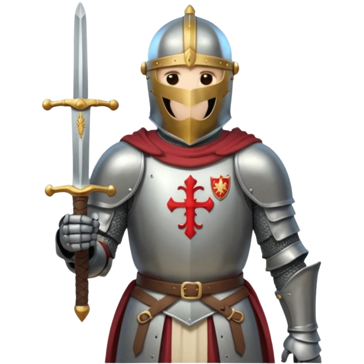 Headless Knight with Sword close up emoji