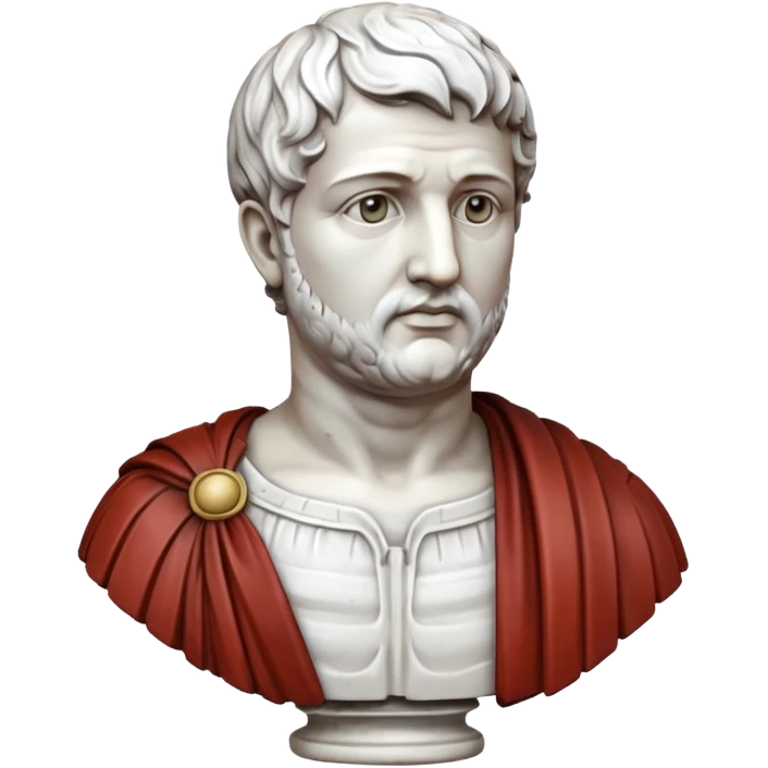 white classical roman bust emoji