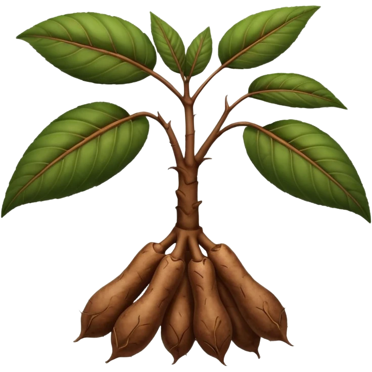 



cassava root emoji