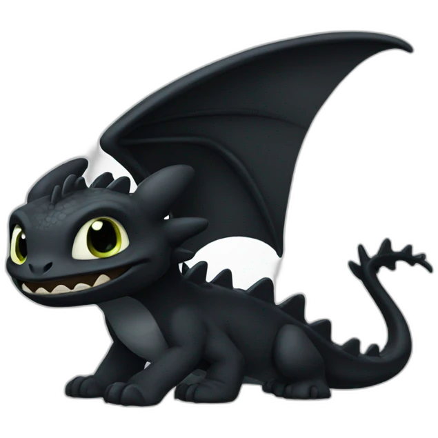 Toothless emoji