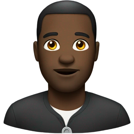 A big black man emoji