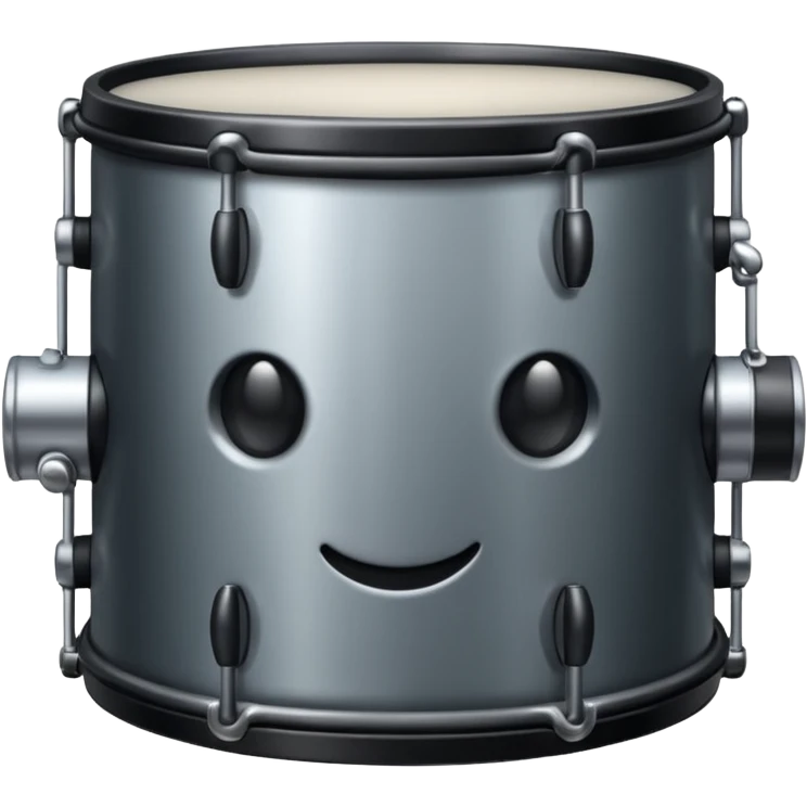 Black drum emoji