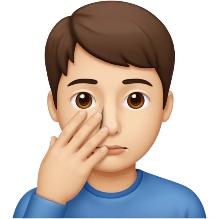 Holding your nose emoji