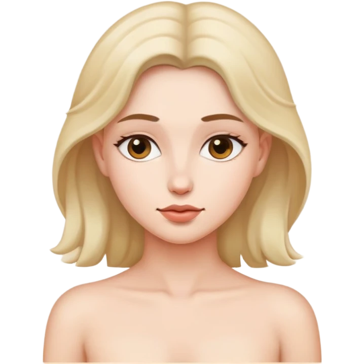 Голая женщина  emoji