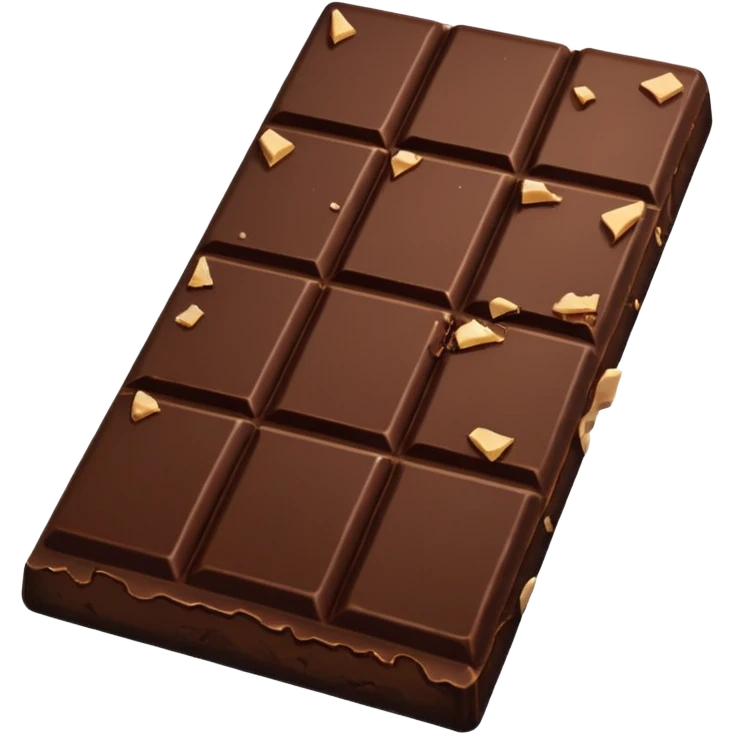  Broken chocolate bar emoji