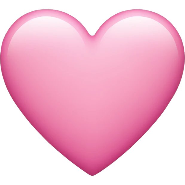 Pink heart emoji