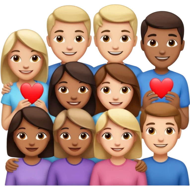 Gang sending love emoji