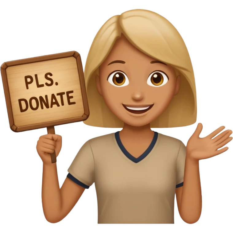 I wanna create a emoji on Roblox pls donate I need that goal to complete  emoji