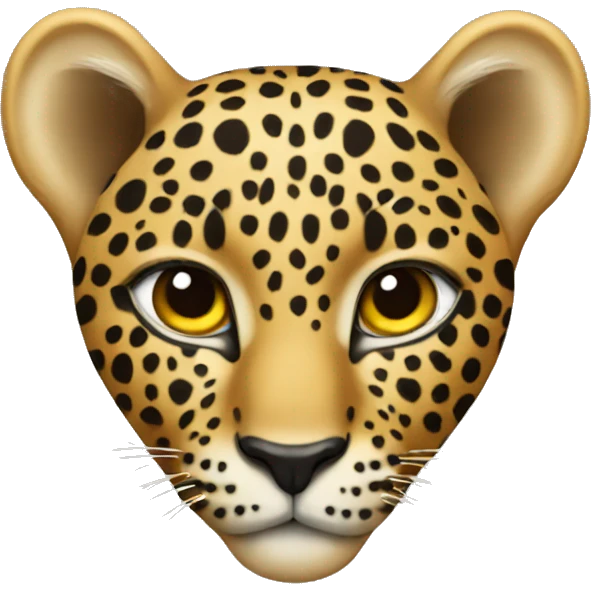 Leopard heart emoji