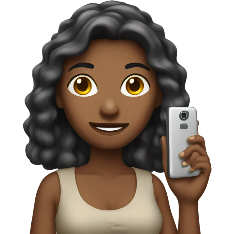 Women with phone in the hand  emoji