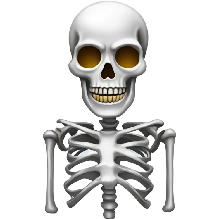 Chrome skeleton emoji