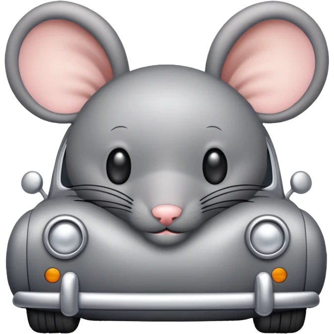 Car in mouse emoji