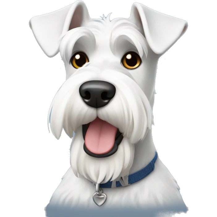 White Zwergschnauzer emoji
