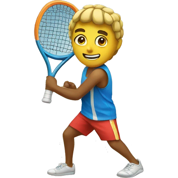 Beach tennis jogo emoji